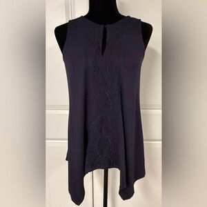 Adrianna Papell Handkerchief Hem Top